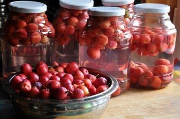 Компот из райских яблок на зиму Компот из райских яблок на зиму