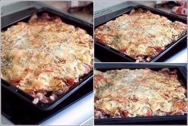 "Мясо "под шубой" "Мясо "под шубой"