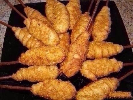 Горячая закуска «Ложные куриные ножки» Горячая закуска «Ложные куриные ножки»