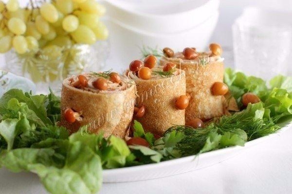 Закуска «Блиные пенечки» Закуска «Блиные пенечки»