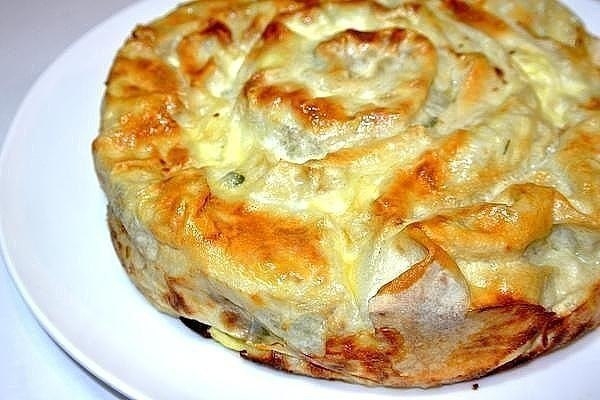 Пирога из лаваша с фаршем Пирога из лаваша с фаршем