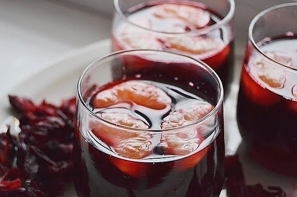 Желе из каркаде.