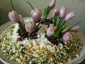 Салат "Весенние цветы" Салат "Весенние цветы"