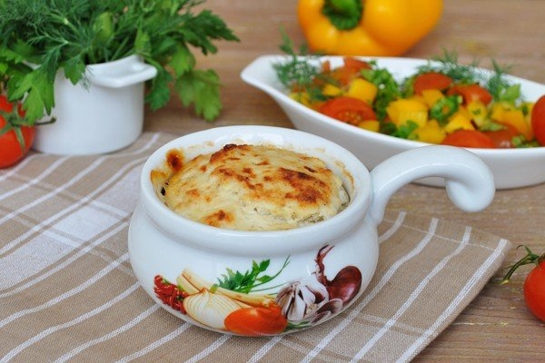 Куриное суфле с сельдереем Куриное суфле с сельдереем