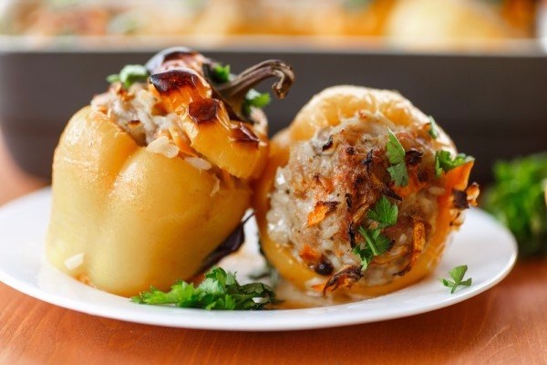 Фаршированный перец с мясным фаршем и рисом Фаршированный перец с мясным фаршем и рисом