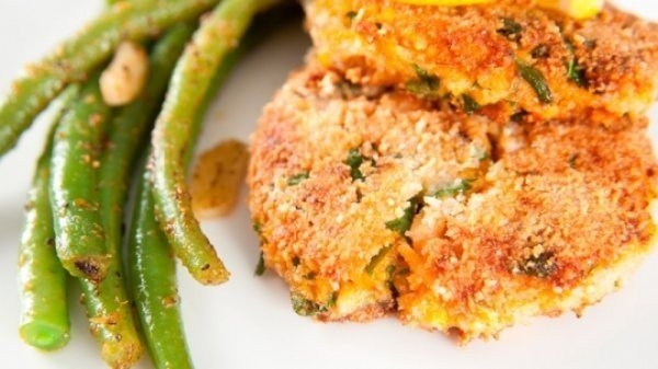 Картофельные зразы со стручковой фасолью Картофельные зразы со стручковой фасолью