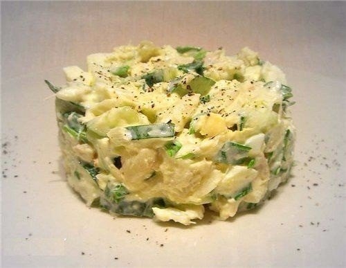 Салат с рыбой «Вкусный» Салат с рыбой «Вкусный»