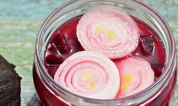 Маринованная свёкла с луком и мёдом Маринованная свёкла с луком и мёдом