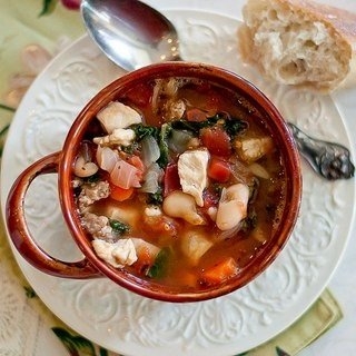 Куриный суп с овощами на скорую руку Куриный суп с овощами на скорую руку