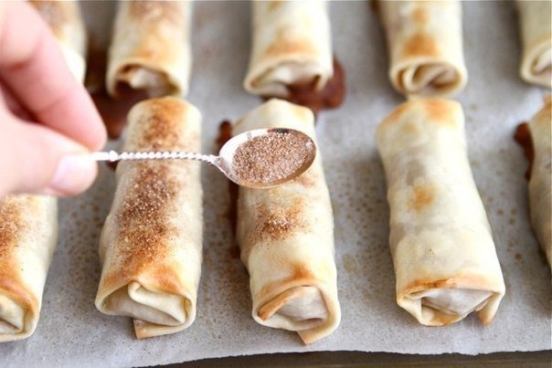 Запеченные блины с яблоками и корицей Запеченные блины с яблоками и корицей
