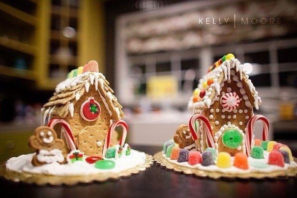 Пряничный домик без выпечки Пряничный домик без выпечки