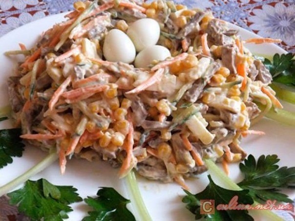 САЛАТ ГНЕЗДО КУКУШКИ САЛАТ ГНЕЗДО КУКУШКИ