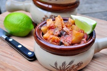 Баклажаны с картошкой в мультиварке