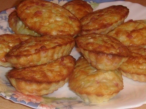 Очень вкусные капустные кексики на завтрак Очень вкусные капустные кексики на завтрак