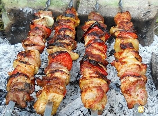 Шашлык из свинины классический с лимоном Шашлык из свинины классический с лимоном