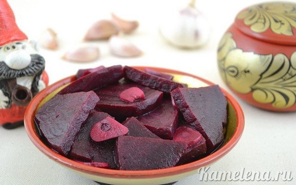 Быстрая маринованная свекла