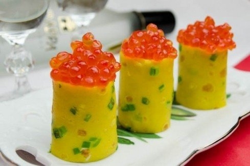 Блинчики с куркумой и зелёным луком Блинчики с куркумой и зелёным луком