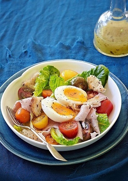 Салат с ветчиной и яйцами Салат с ветчиной и яйцами