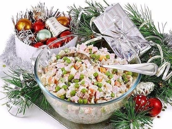 САЛАТ ОЛИВЬЕ - привычный салат в новом прочтенье