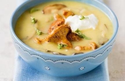 Суп-пюре картофельный с грибами Суп-пюре картофельный с грибами