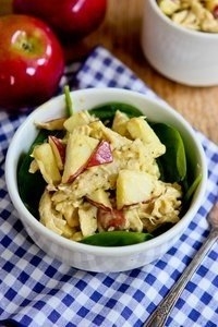 Легкий салат с куриным филе и яблоками Легкий салат с куриным филе и яблоками