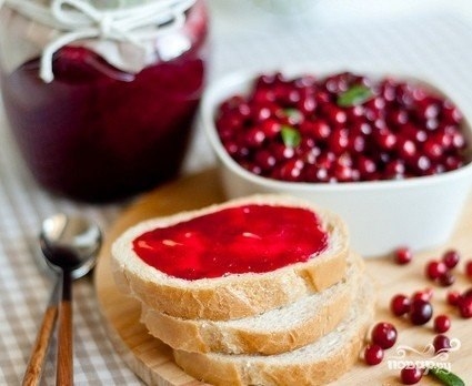 Конфитюр из брусники Конфитюр из брусники