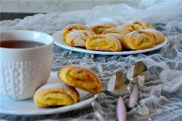 Печенье с апельсиновой начинкой Печенье с апельсиновой начинкой