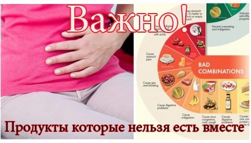 Продукты, которые никогда не ешьте вместе! Продукты, которые никогда не ешьте вместе!