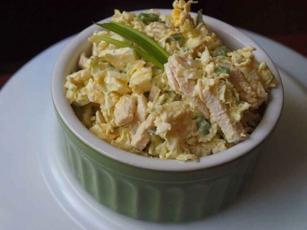 Салат из курицы с пекинской капустой Салат из курицы с пекинской капустой