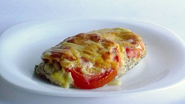 Куриные отбивные с помидором Куриные отбивные с помидором