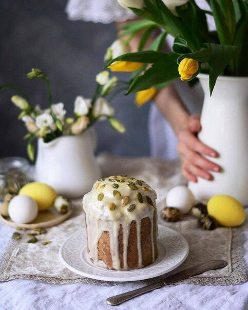 Полезный кулич с сухофруктами и грецким орехом Полезный кулич с сухофруктами и грецким орехом