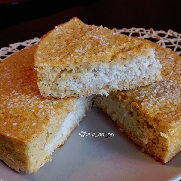 Белковый пирог с курицей и сыром Белковый пирог с курицей и сыром