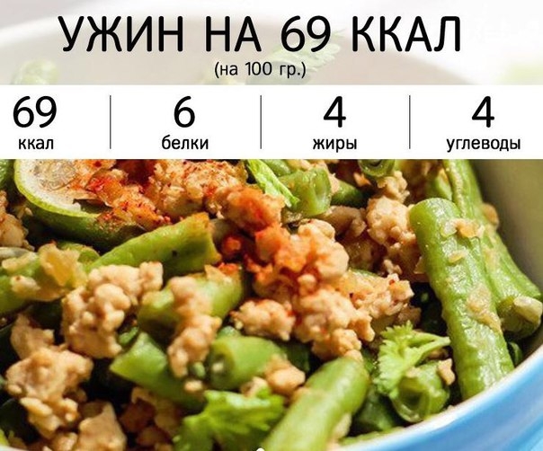Диетический ужин на 69 ккал ! Диетический ужин на 69 ккал !