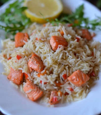 Плов из сёмги Плов из сёмги