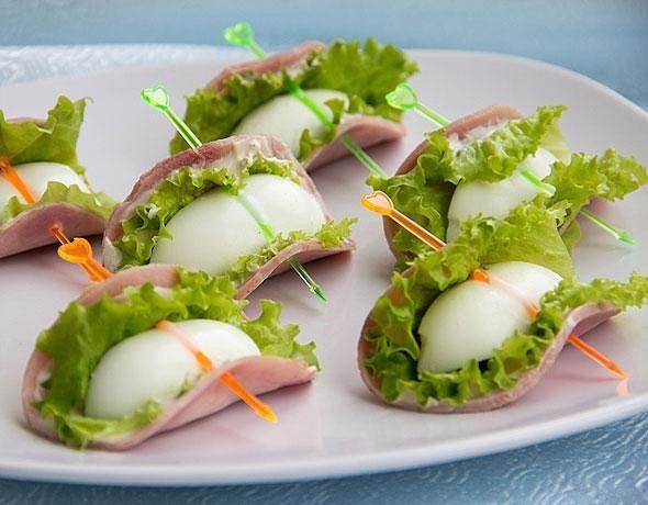Закуска с яйцом. Закуска с яйцом.