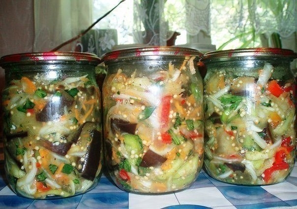 Острая закуска из баклажан. Надёжный рецепт! Острая закуска из баклажан. Надёжный рецепт!