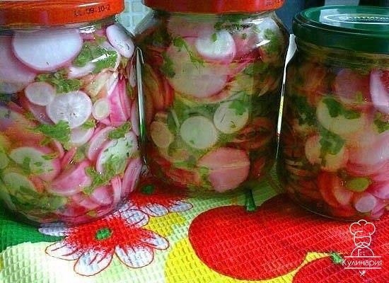 Консервируем редисочку! О-очень вкусно! Консервируем редисочку! О-очень вкусно!