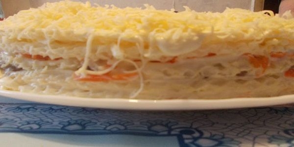Селедочный торт затмит на любом застолье оливье и шубу! Селедочный торт затмит на любом застолье оливье и шубу!