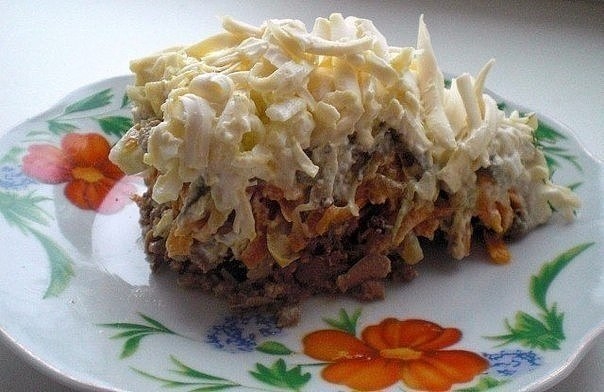 САЛАТ ";ВЕЗУВИЙ"; С КУРИНОЙ ПЕЧЕНКОЙ САЛАТ ";ВЕЗУВИЙ"; С КУРИНОЙ ПЕЧЕНКОЙ