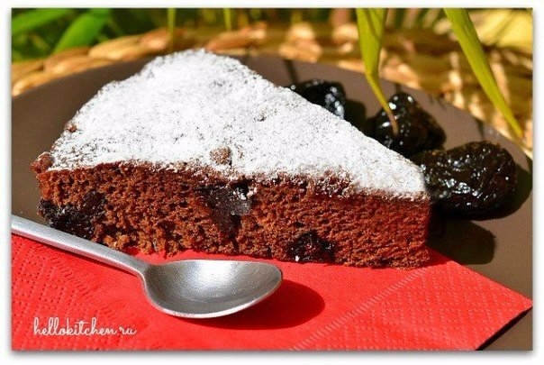Кофейный пирог с черносливом Кофейный пирог с черносливом