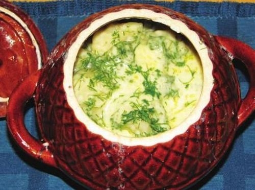 Пельмешки в горшочке