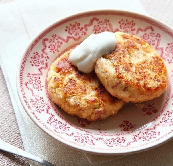 Янтарные сырники с яблоком и корицей Янтарные сырники с яблоком и корицей