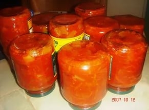 КАБАЧКИ В ТОМАТНОМ СОУСЕ С ЧЕСНОКОМ НА ЗИМУ КАБАЧКИ В ТОМАТНОМ СОУСЕ С ЧЕСНОКОМ НА ЗИМУ