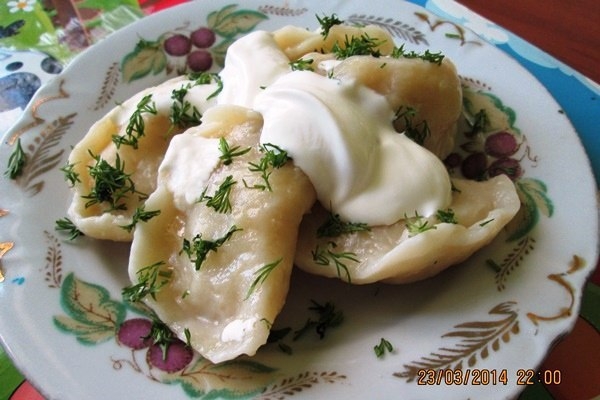 Вареники с картошкой по-домашнему