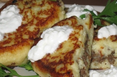 ЗРАЗЫ КАРТОФЕЛЬНЫЕ С МЯСОМ.