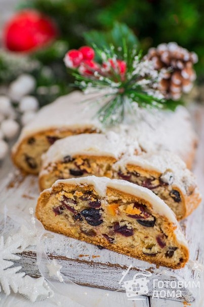 Штоллен рождественский (творожный) Штоллен рождественский (творожный)