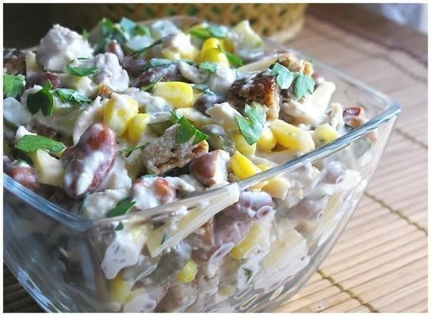 ТОП-ПОДБОРКА САЛАТОВ С КУРИНЫМ ФИЛЕ ТОП-ПОДБОРКА САЛАТОВ С КУРИНЫМ ФИЛЕ