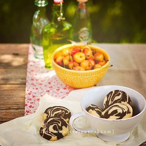 МРАМОРНОЕ ПЕЧЕНЬЕ С НЕОБЫКНОВЕННЫМ ВКУСОМ!