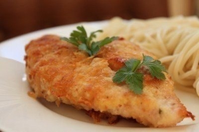 Куриное филе в пармезане Куриное филе в пармезане
