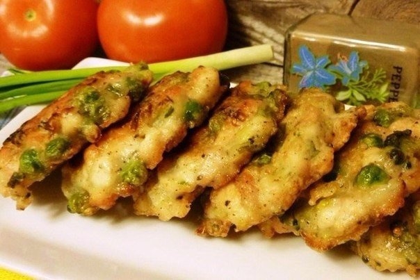 Оладьи из куриного фарша Оладьи из куриного фарша